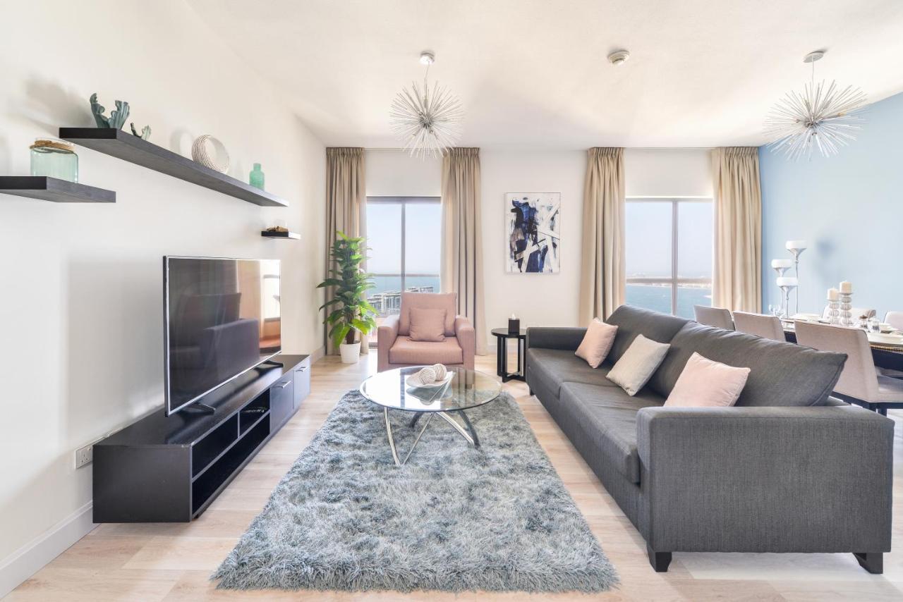 Luxury Jbr Shams - Full Sea View - Free 5* Beach Resorts Access! Dubaj Kültér fotó